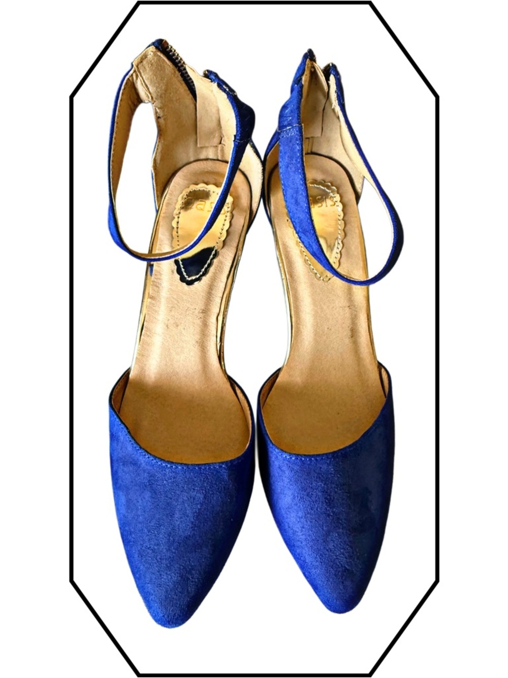 Fun Blue Suede Shoe
